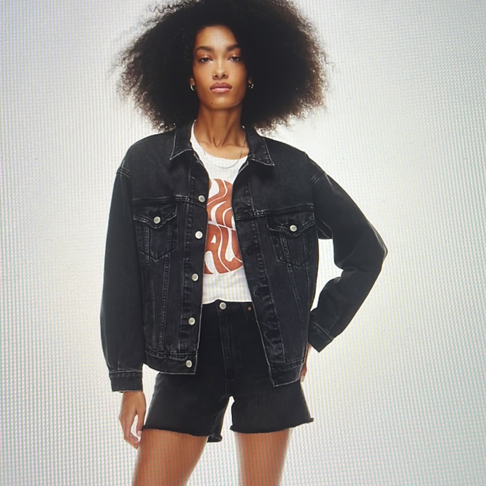 Denim Forum The Ali Denim Jacket Oversized Size XS
